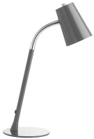UNiLUX Lampe de bureau à LED FLEXIO 2.0, gris métallique