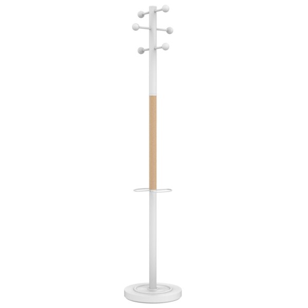 UNiLUX Garderobenständer "ACCESS", Höhe 1.750 mm, Buche weiss