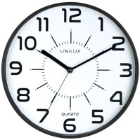 UNiLUX Horloge à quartz POP, diamètre: 300 mm, blanc