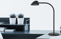 UNiLUX Lampe de bureau à LED EASY, noir