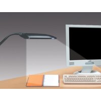 UNiLUX Lampe de bureau à LED DUO, noir