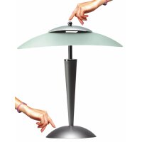 UNiLUX Lampe de bureau à LED CRISTAL, argent