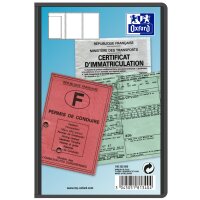 Oxford Etui de protection multipapiers voiture, 3 volets