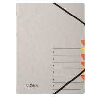 PAGNA Ordnungsmappe "Easy Grey", A4, 7...