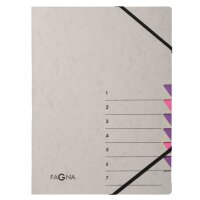 PAGNA Ordnungsmappe "Easy Grey", A4, 7...