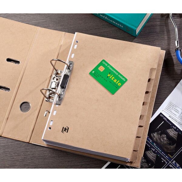 Oxford Karton-Register TOUAREG, blanko, DIN A4, 12-teilig