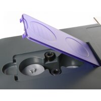 RAPESCO Registraturlocher P2200, schwarz violett