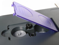 RAPESCO Registraturlocher P2200, schwarz violett