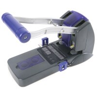 RAPESCO Registraturlocher P2200, schwarz violett