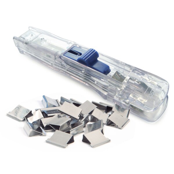 RAPESCO Dokumentenclip-Spender Supaclip 60, transparent