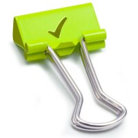 RAPESCO Pince double clip, (L)19 mm, jaune, émoticône