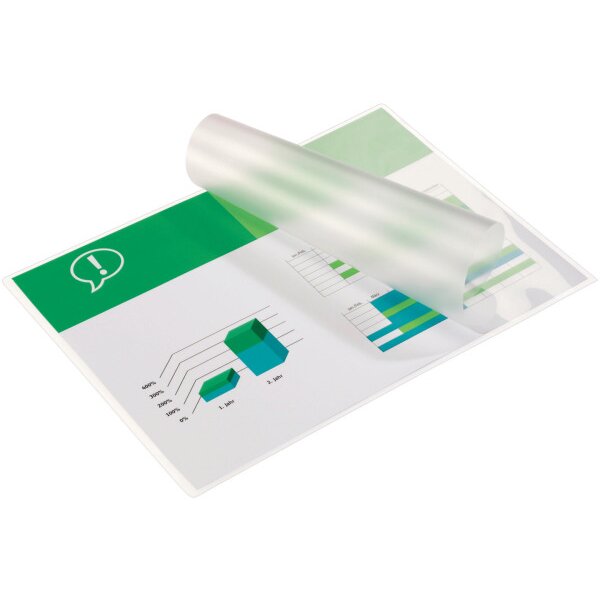 GBC Pochettes à plastifier A3 3740486 brillant, 75my 100 pièces