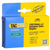 TACWISE Heftklammern 140 12 mm, Edelstahl, 2.000 Stück