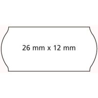 APLI Etiquette pour pince à étiqueter, 26 x 16 mm, blanc