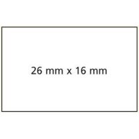 APLI Etiketten für Preisauszeichner, 26 x 16 mm, gelb
