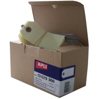 APLI Warenanhänger, 80 x 38 mm, neutral, mit Draht