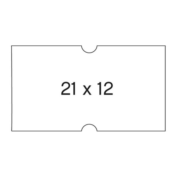APLI Etiketten für Preisauszeichner, 16 x 18 mm, weiss