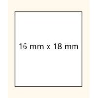 APLI Etiquette pour étiqueteuse, 16 x 18 mm, blanc