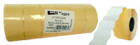 APLI Etiquette pour pince à étiqueter, 26 x 12 mm, blanc