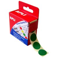 APLI Markierungspunkte, Durchmesser: 15 mm, rund, grün