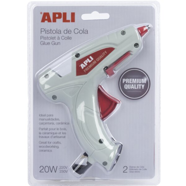 APLI Pistolet à colle, en blister