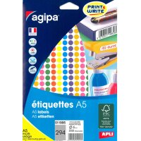 agipa Pastille de couleur, diamètre: 30 mm, rond,...