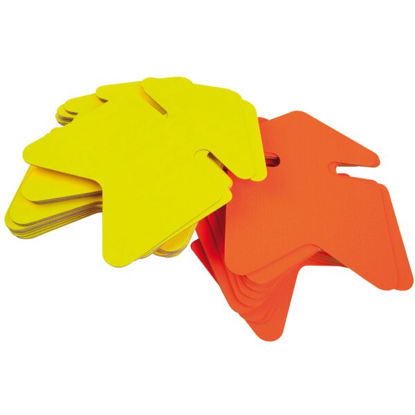APLI Symbol-Etiketten "Pfeil", gelb orange, 240 x 320 mm