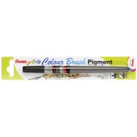 PentelArts Colour Brush Pigment Aquarellpinselstift, schwarz