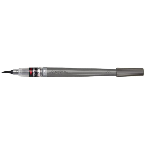 PentelArts Colour Brush Pigment Aquarellpinselstift, grau
