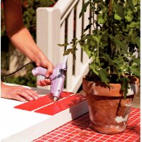 Rapid Pistolet à colle Fun to Fix G1000, rose,...