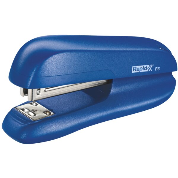 Rapid Heftgerät F6, Heftleistung: 20 Blatt, blau-transparent