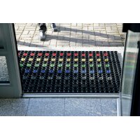 miltex Ringgummimatte EAZYCARE SCRUB, (B)800 x (L)1.200 mm