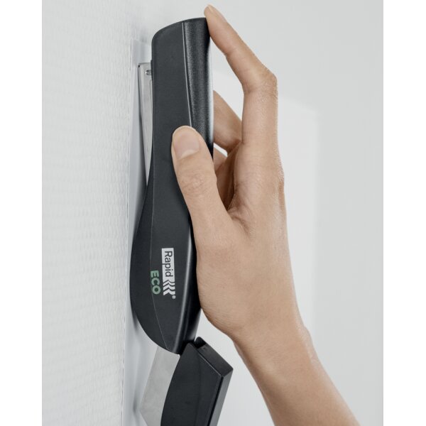 Rapid Flachheftgerät ECO, Einlegetiefe: 70 mm, schwarz