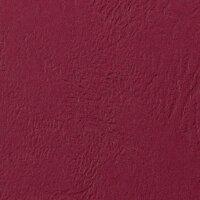 GBC Couverture de reliure grain cuir, A4, rouge foncé
