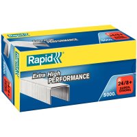 Rapid Heftklammern Super Strong 24 8+, galvanisiert