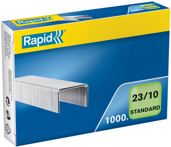 Rapid Agrafes Standard 23/10, galvanisé
