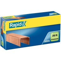 Rapid Heftklammern Standard 23 12, galvanisiert