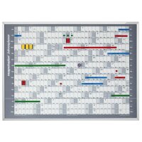 magnetoplan Jahresplaner mit Trägertafel, (B)865 x...