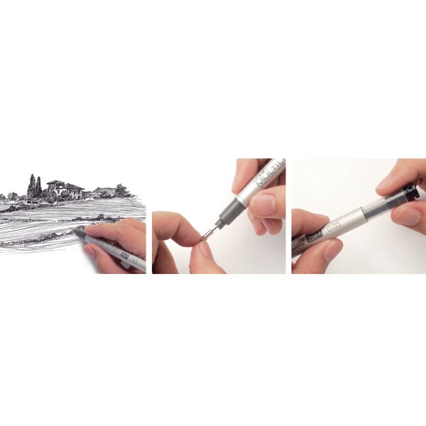 COPIC Fineliner MULTILINER SP, 0,03 mm, schwarz