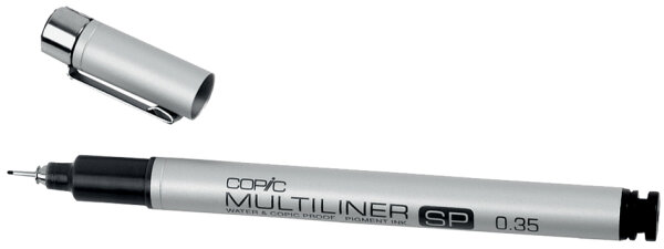 COPIC Fineliner MULTILINER SP, Brush, schwarz