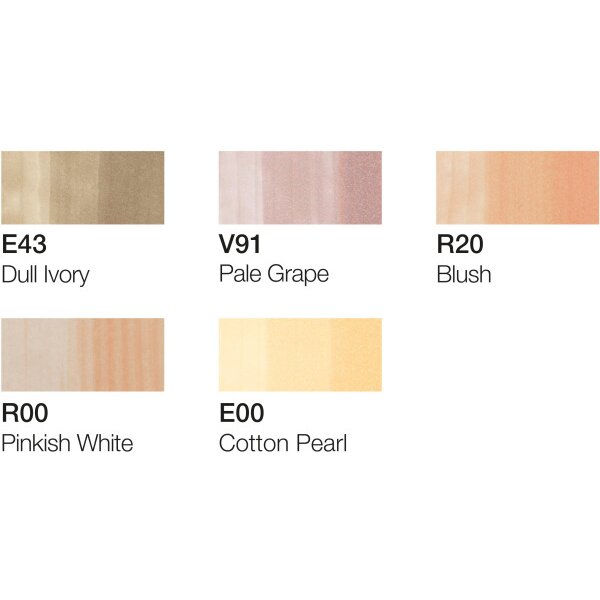 COPIC Marker Ciao 22075552 5+1 Set Portrait colours 1