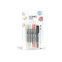 COPIC Marker Ciao 22075555 5+1 Set Pastels