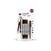 COPIC Marker Ciao 22075562 5+1 Set Manga 5