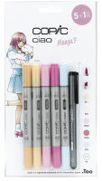COPIC Marker ciao, 5+1 Set "Manga 7"