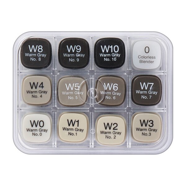 COPIC Marker Classic 20075154 Grau-Set WG, 12 St&uuml;ck