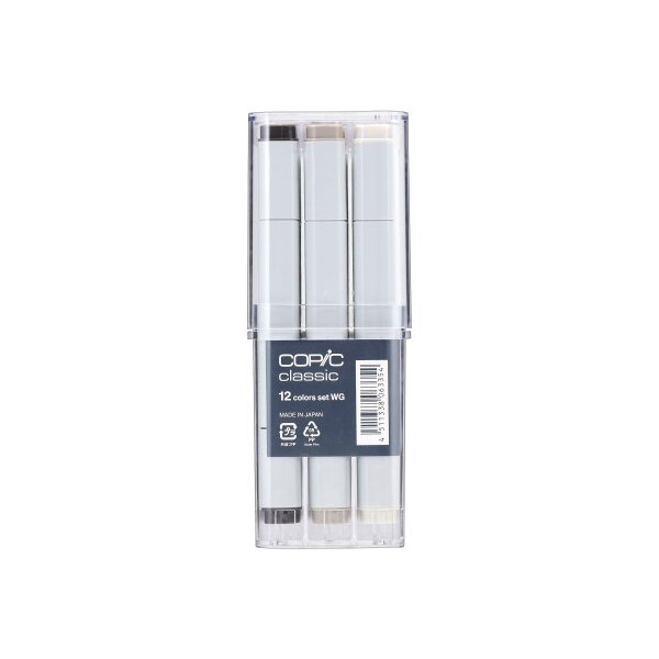 COPIC Marker Classic 20075154 Grau-Set WG, 12 St&uuml;ck
