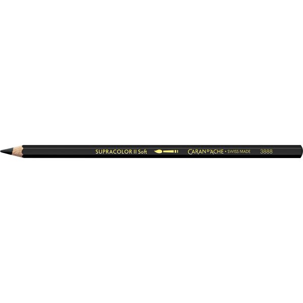 CARAN DACHE Farbstifte Supracolor 3,8mm 3888.009 schwarz