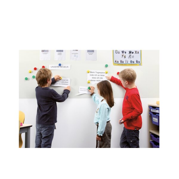 magnetoplan kit de plaques murales magnetowand, 2 m2