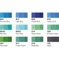 COPIC Marker Classic 20075703 Umwelt-Farben, 12 Stück