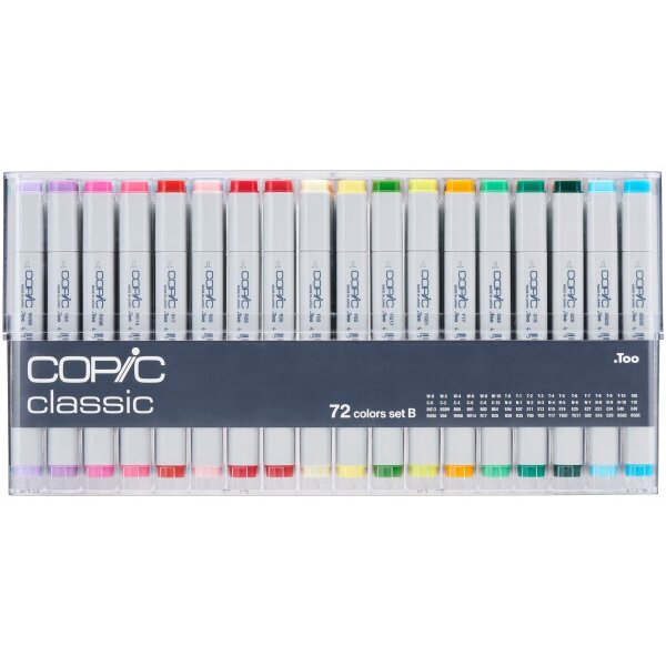 COPIC Marker Classic 20075161 Set B, 72 pcs.